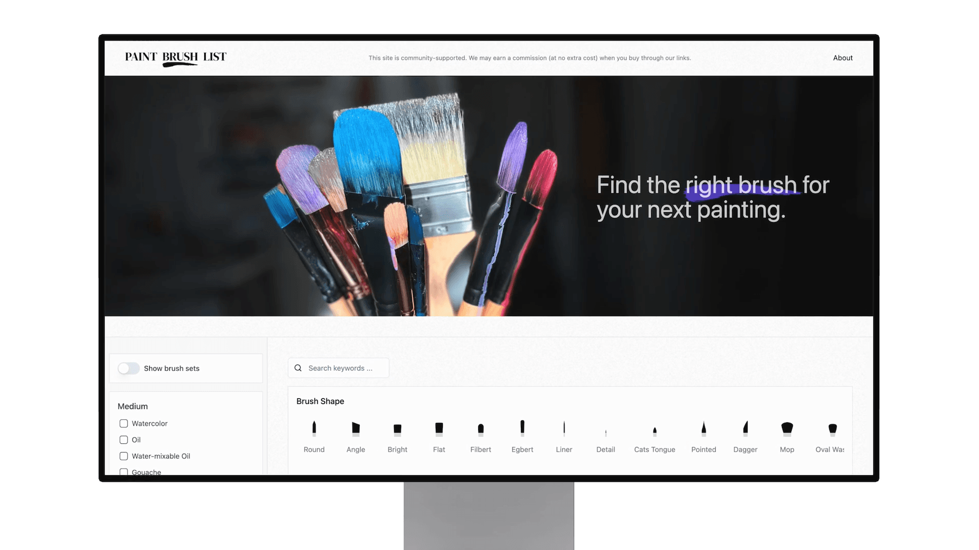 Paint Brush List