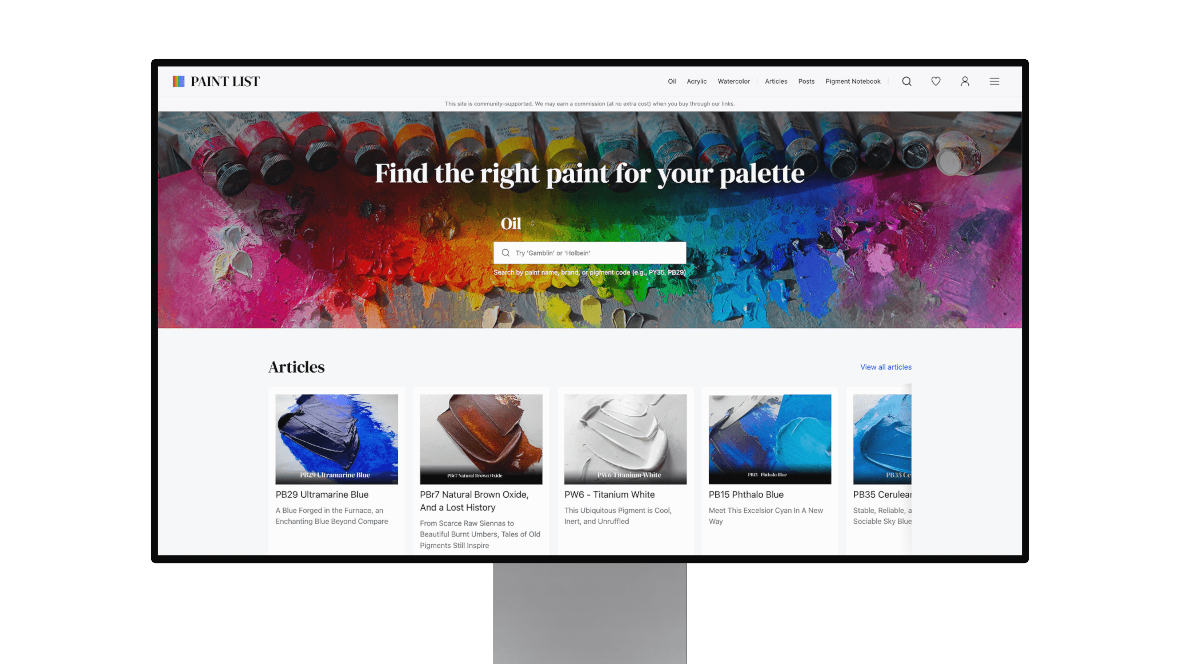 Paint List
